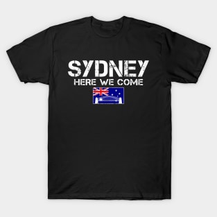 Sydney Here We Come Matching Australian Family Vacation Trip T-Shirt